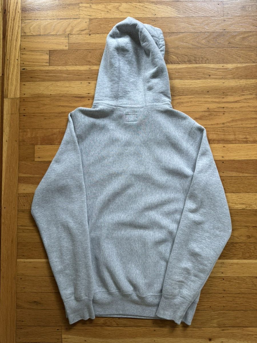 Noah Noah Embroidered Running Logo Hoodie in Gray | Grailed
