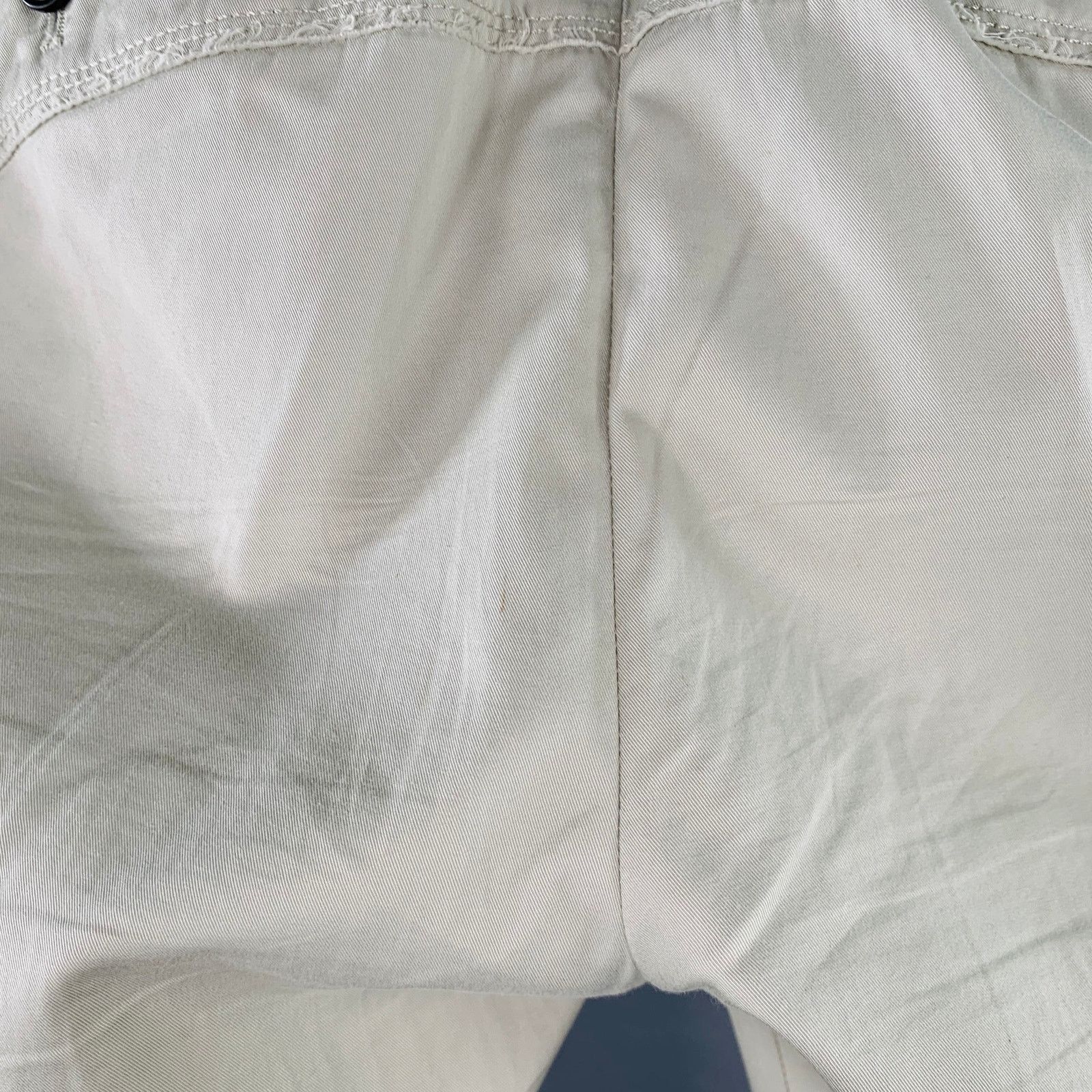 Lanvin LANVIN Size 32 Ivory Cotton Ankle Zip Flat Front Dress Pants Size US 32 / EU 48 - 5 Thumbnail