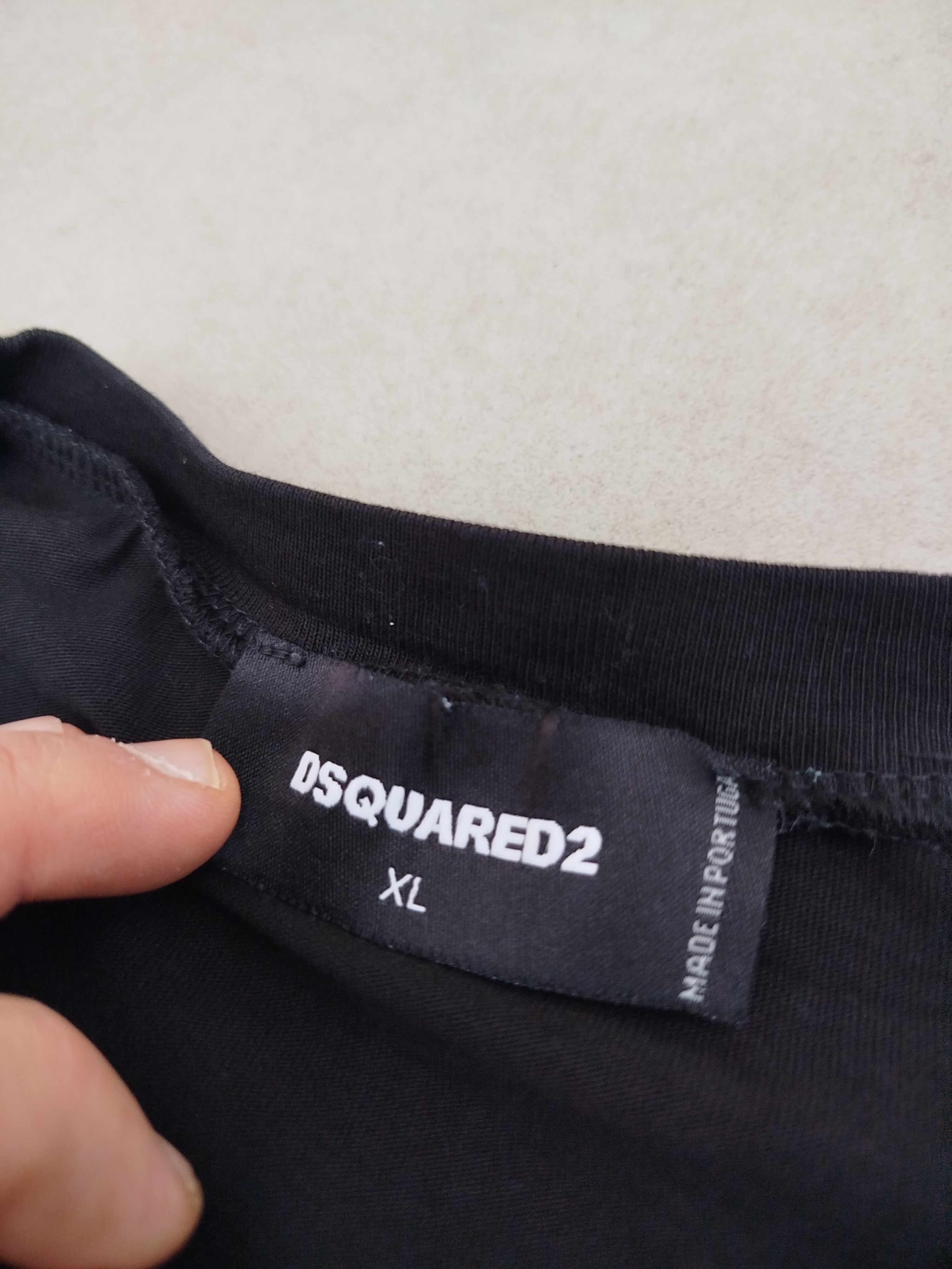 Dsquared2 DSQUARED2 black t-shirt size XL Size US XL / EU 56 / 4 - 3 Thumbnail