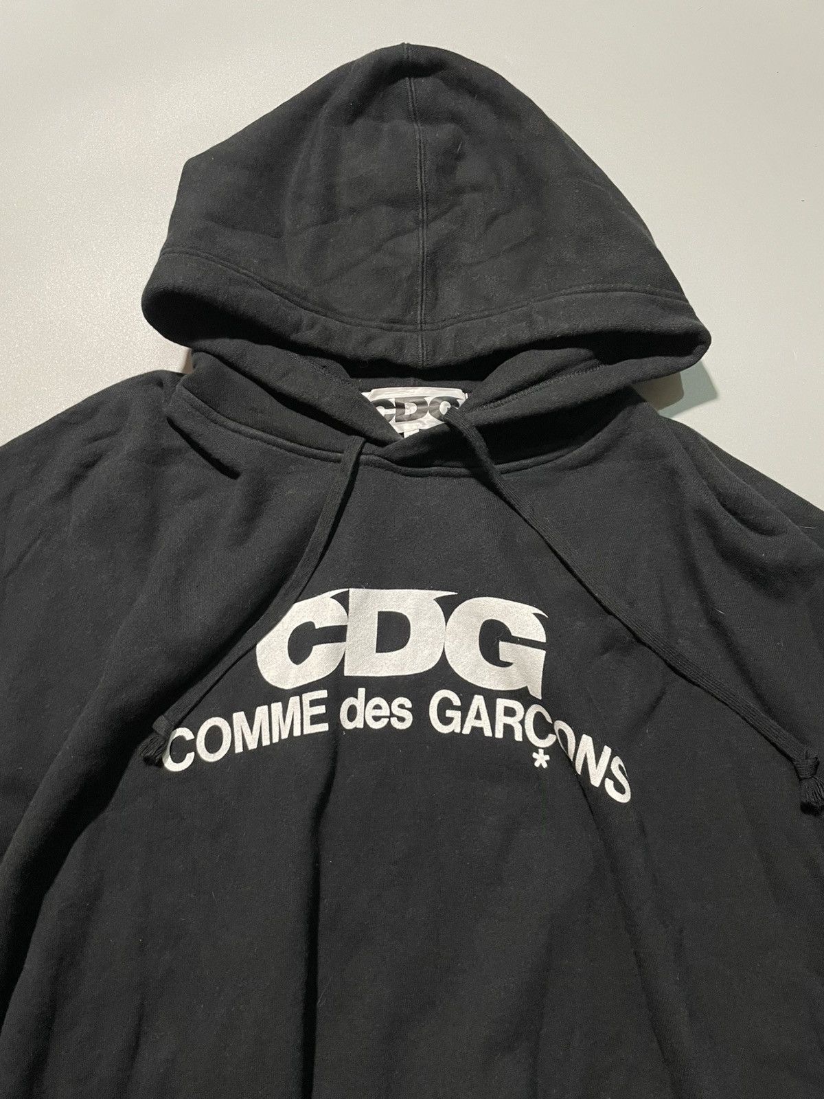 Comme des Garcons × Japanese Brand CDG Poncho Hoodie - Black Size US M / EU 48-50 / 2 - 2 Thumbnail