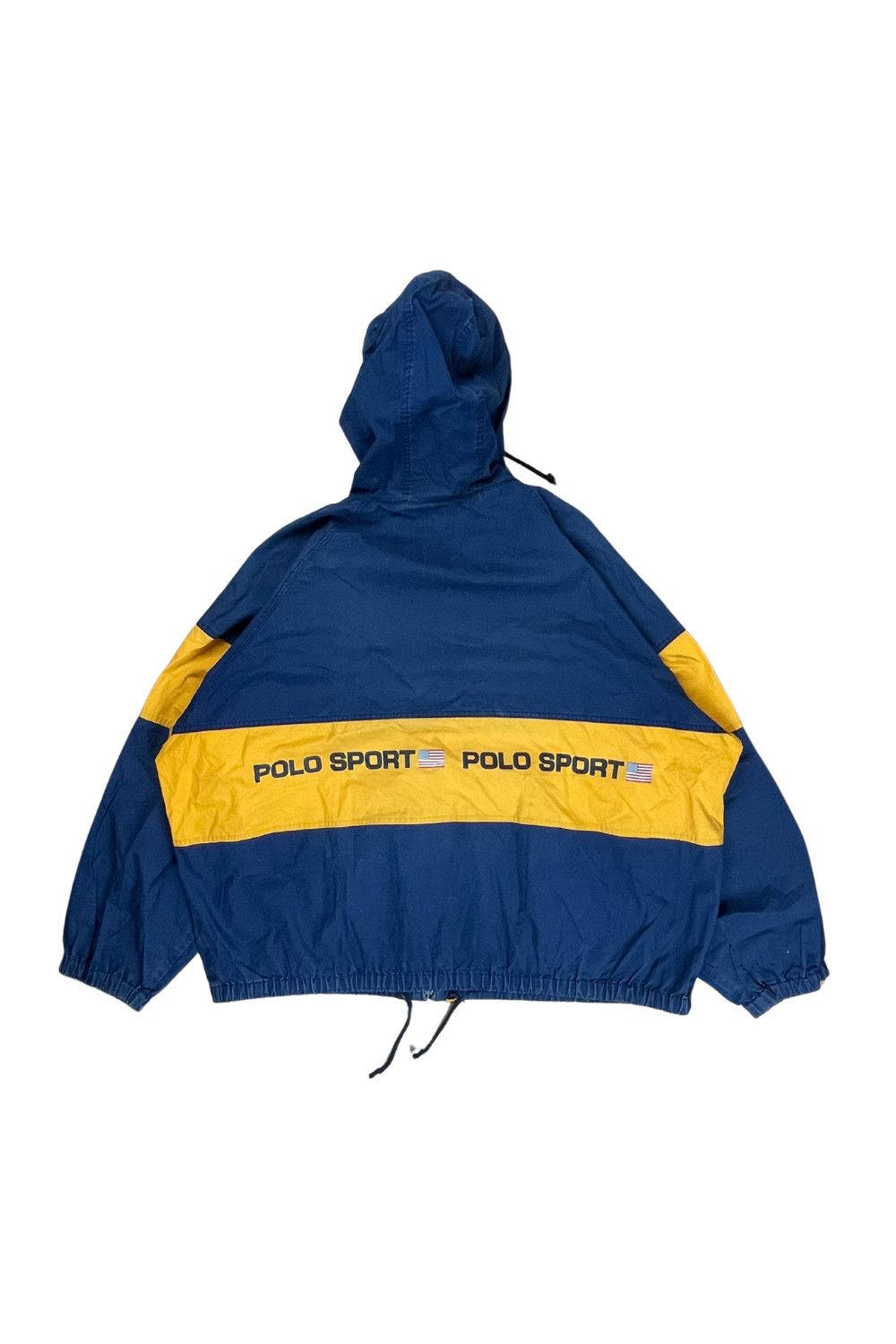 🏁 POLO SPORT RLX Banner Stripe Wind-Breaker — XL (1996-99) image 3