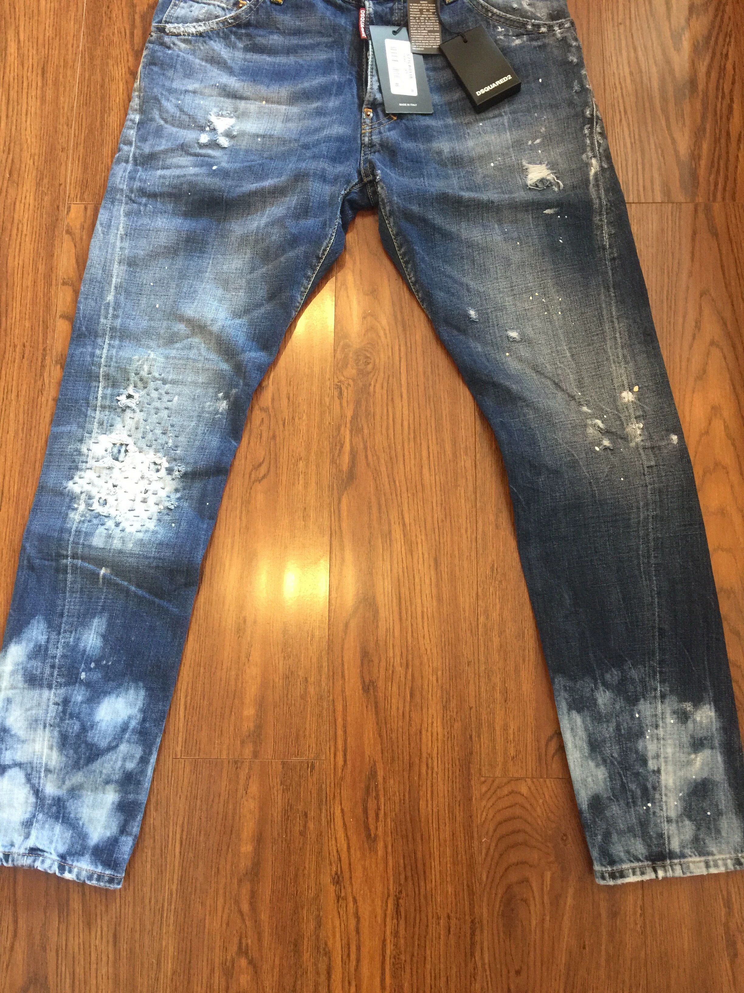 Dsquared2 Dsquared2 D2 Classic KT Distressed Jeans Size US 30 / EU 46 - 4 Thumbnail