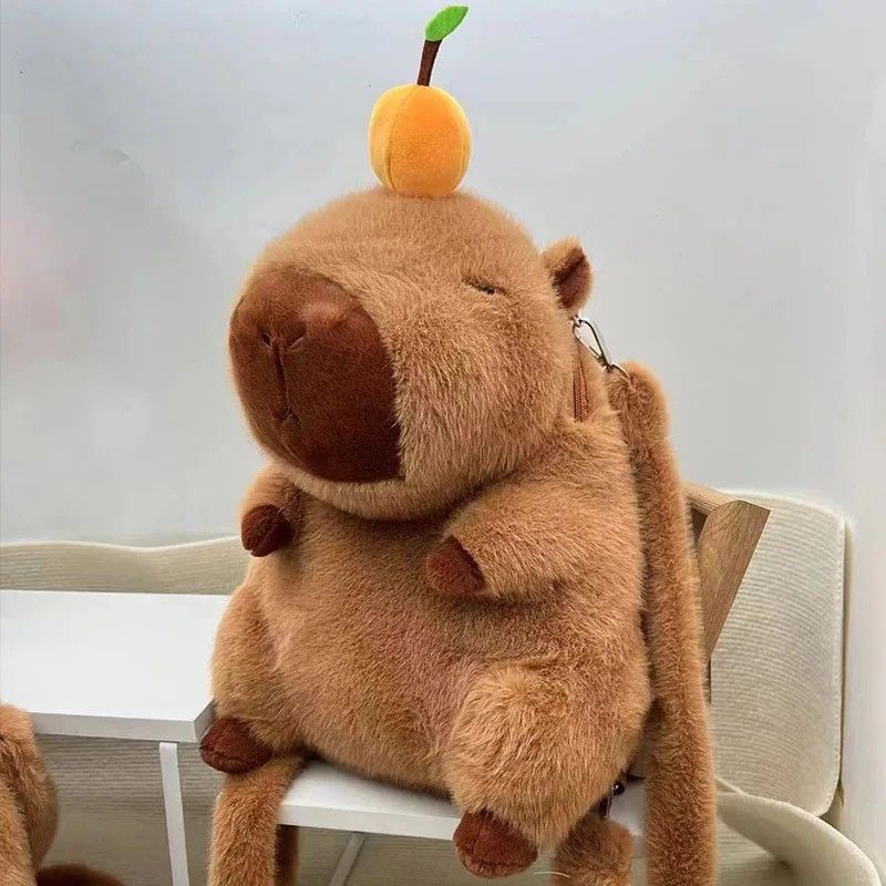 Other Kawaii Capybara Plush Backpack Bag Size ONE SIZE - 2 Thumbnail