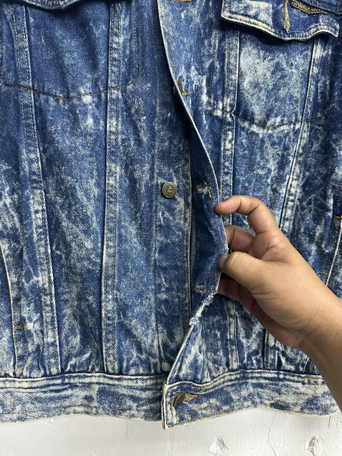 Japanese Brand VTG Grand Canyon Acid Wash Denim Jacket Size US M / EU 48-50 / 2 - 5 Thumbnail