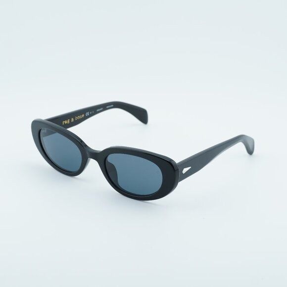 Rag & Bone Rag & Bone RNB1061/S 0807 IR Sunglasses Black Cat Eye Frame Size ONE SIZE - 1 Thumbnail