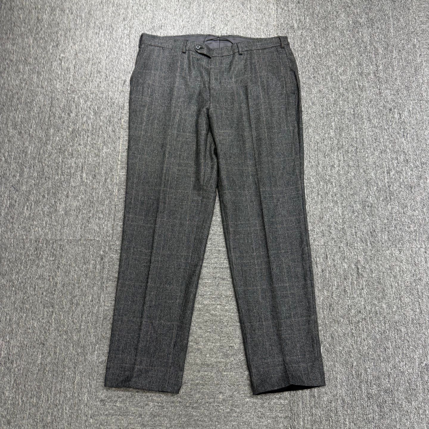 Ermenegildo Zegna Ermenegildo Zegna Check Cashmere Chino Trousers 60 New Size US 44 / EU 60 - 1 Thumbnail