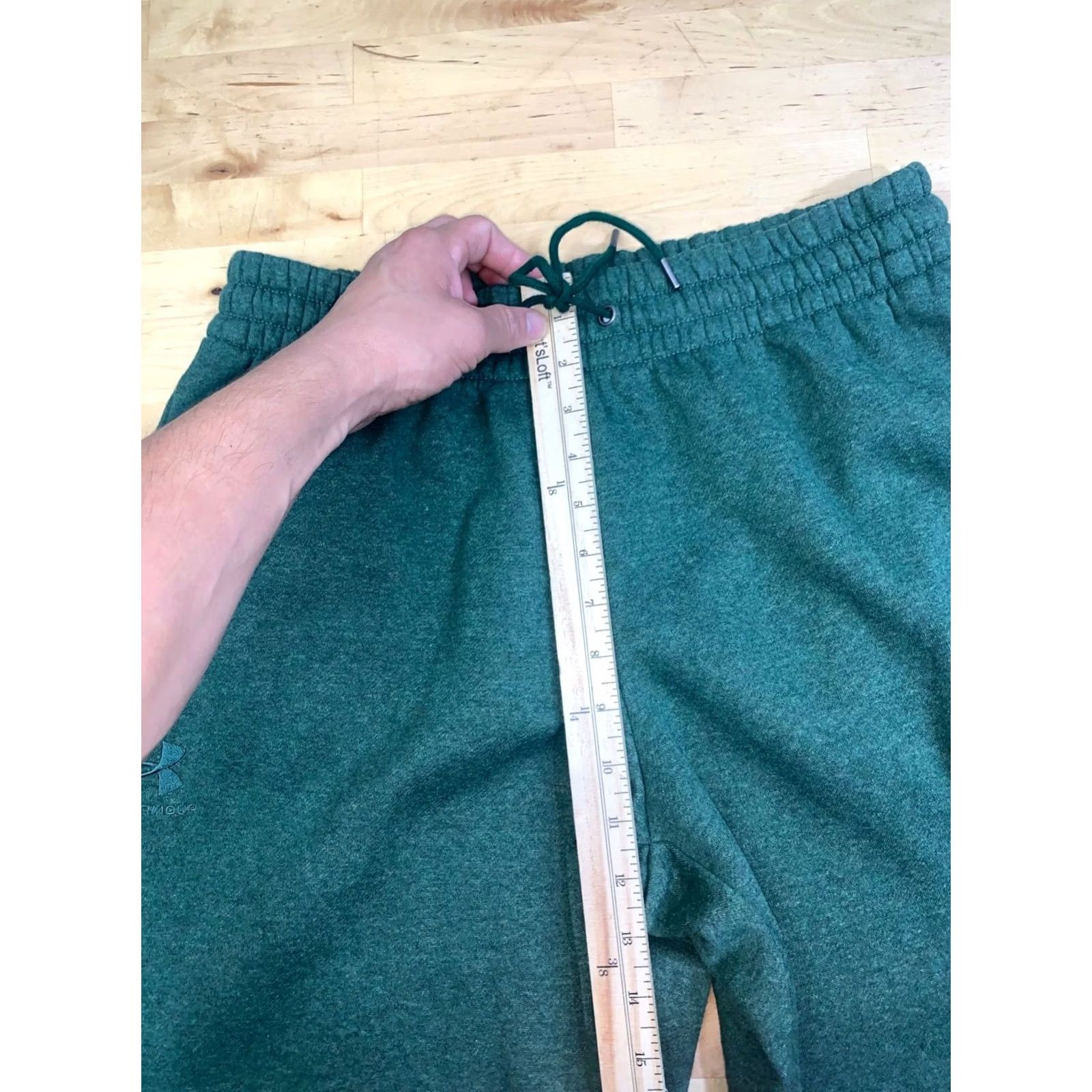 Under Armour Under armour Sweatpants Men L Green Casual Workout Drawstring Size US 33 - 6 Thumbnail