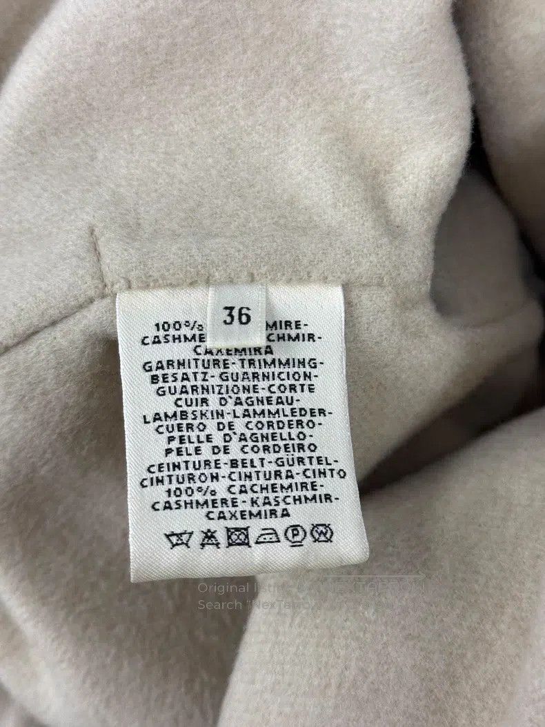 Hermes Hermes Oatmeal color lapel cashmere coat Size XS / US 0-2 / IT 36-38 - 5 Thumbnail