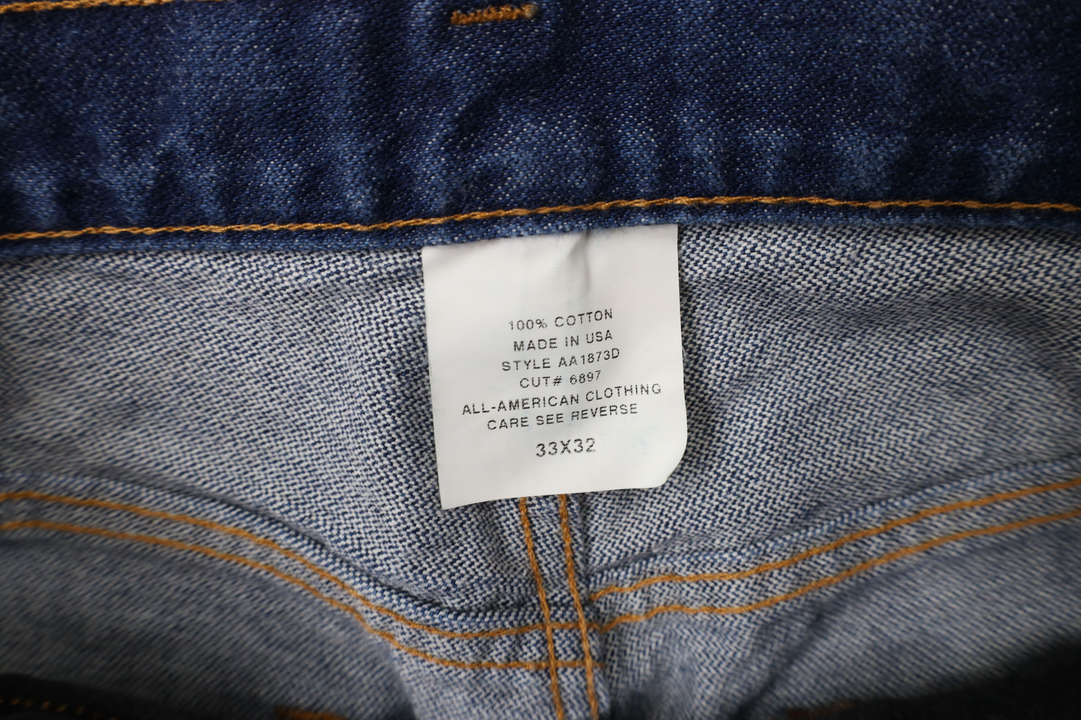 Vintage Vintage 90s Streetwear Straight Leg Denim Jeans Cotton USA Size US 33 - 8 Thumbnail