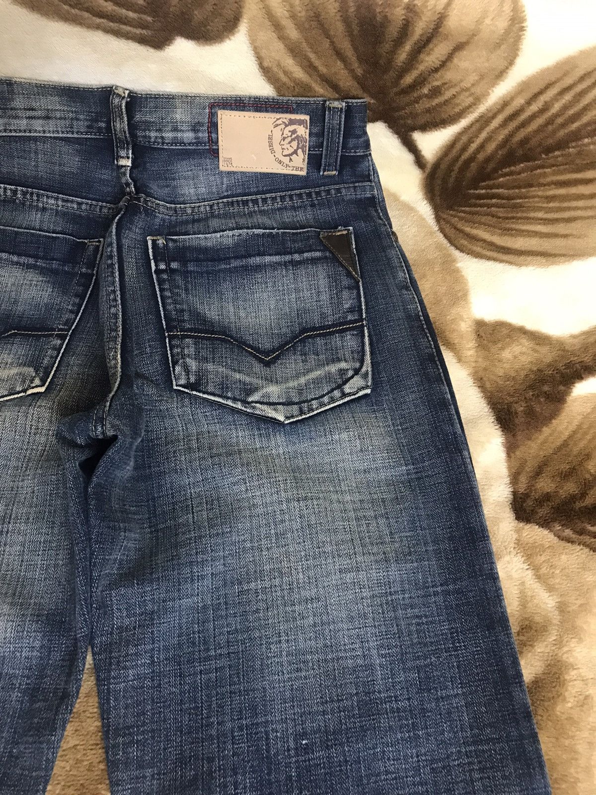 Diesel 🔥 Rare Diesel Washed Faded Denim Y2K Baggy Pants Japan Jeans Size US 32 / EU 48 - 8 Thumbnail