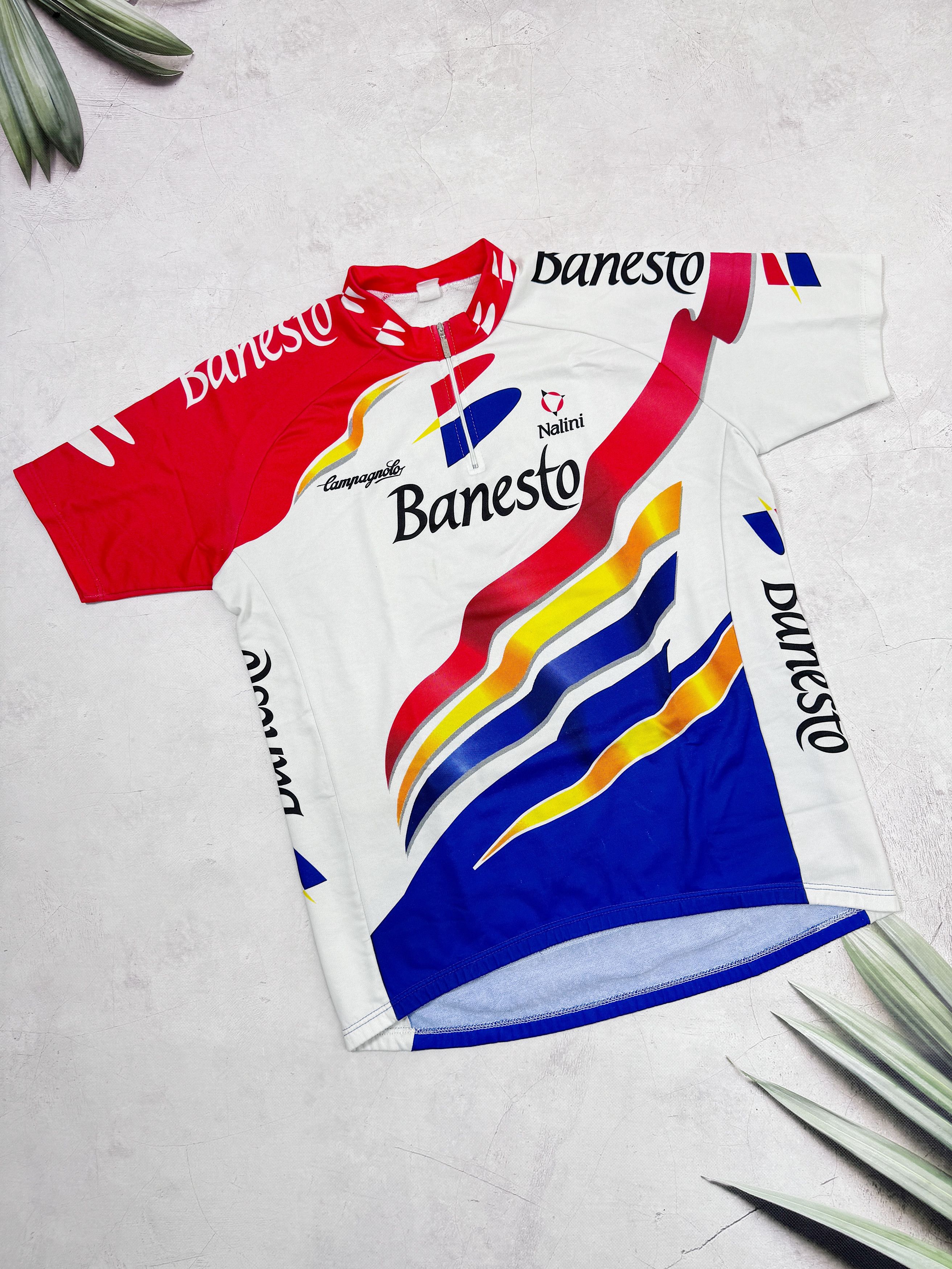 Vintage Vintage Nalini Banesto Cycling Jersey Campagnolo Size US XL / EU 56 / 4 - 1 Thumbnail