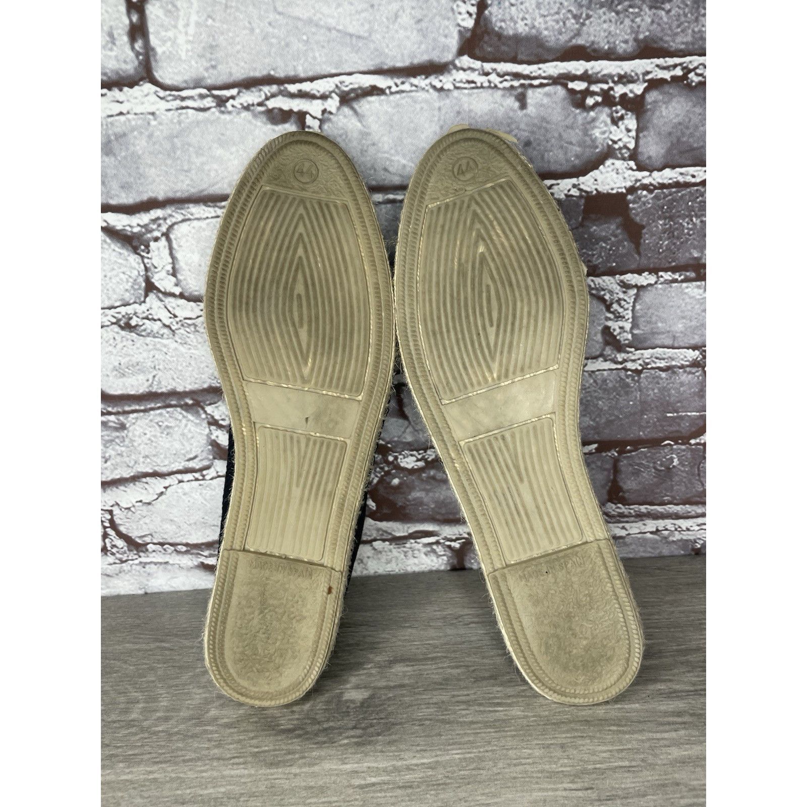 TONI GARD Toni Pons Jute Espadrille Black Canvas Slip On Comfort Casua Size US 10.5 / EU 43-44 - 7 Thumbnail