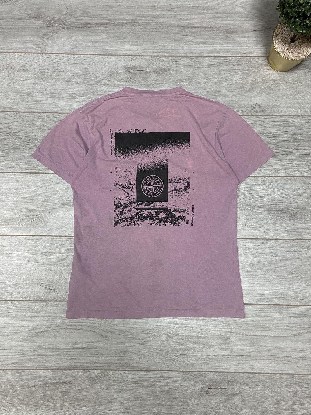 Stone Island Stone Island big logo compass vintage distressed shirt Size US L / EU 52-54 / 3 - 1 Thumbnail