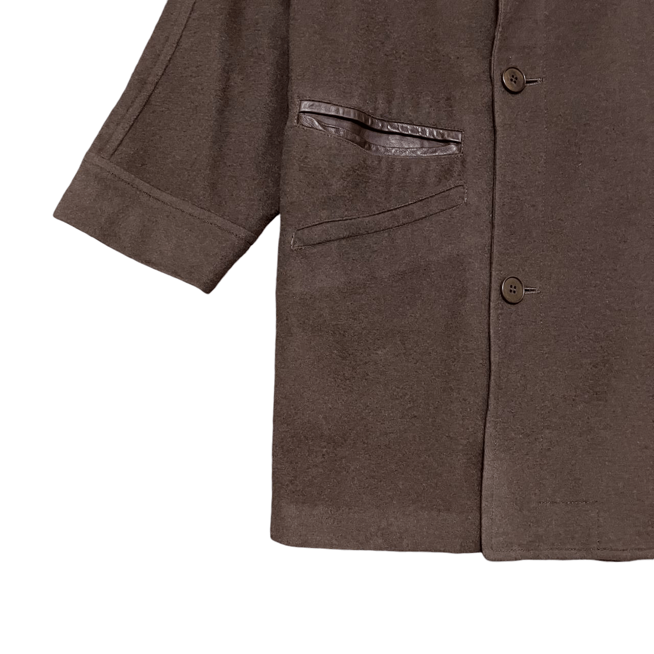 Christian Dior Monsieur Vintage Christian Dior Monsieur Wool Coat Leather Collar Size US M / EU 48-50 / 2 - 3 Thumbnail