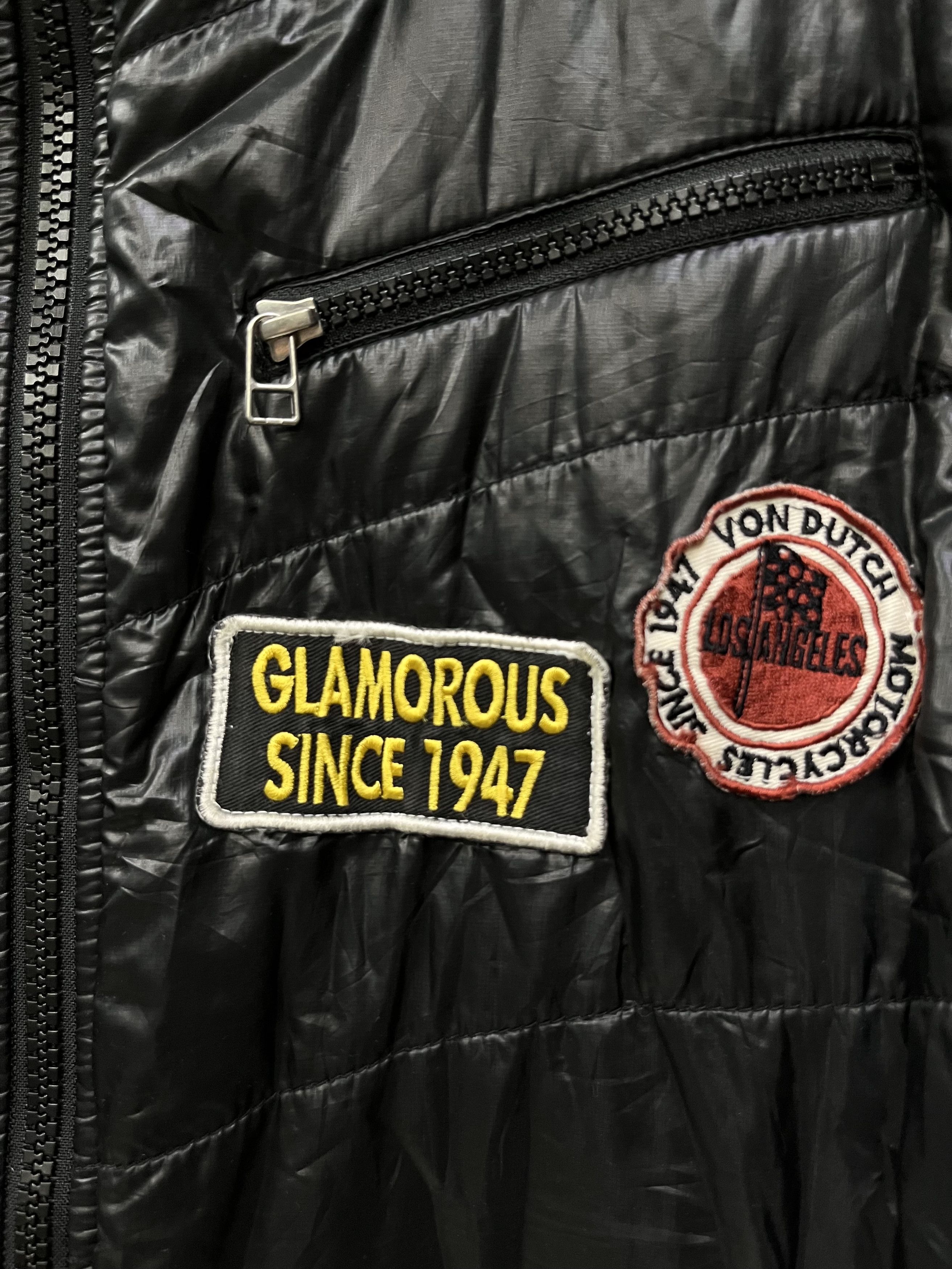 Von Dutch Vintage Von Dutch Quilted Puffer Jacket Black Los Angeles Size US S / EU 44-46 / 1 - 5 Thumbnail