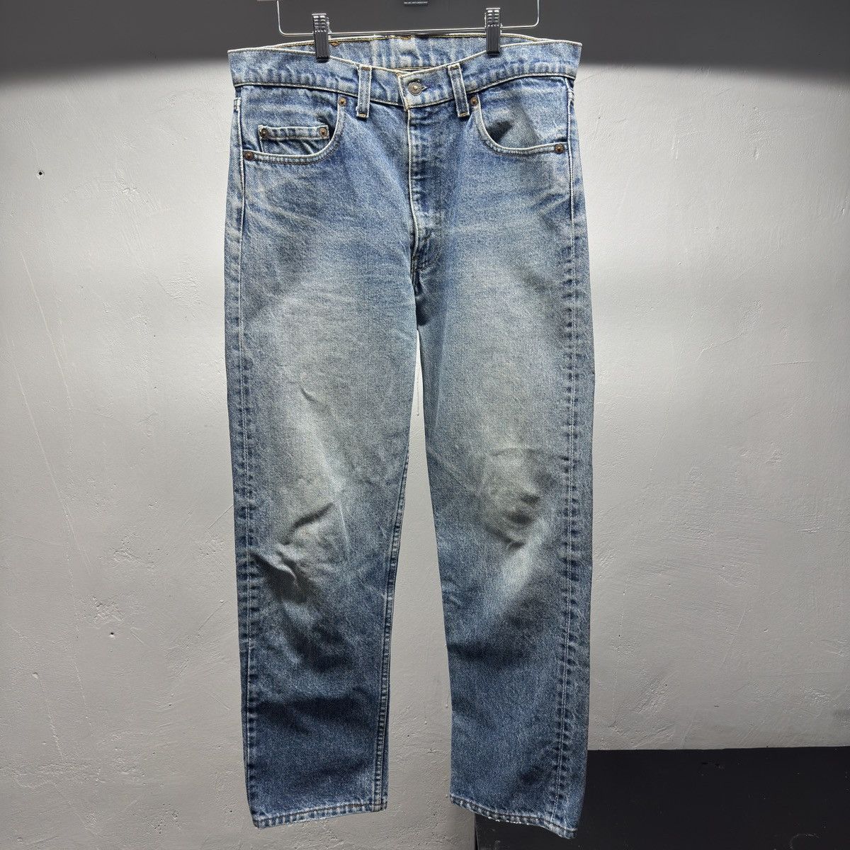 Levi's 90s Levi's 505 Faded Distressed Jeans ERD Grunge Chrome Size US 33 - 1 Thumbnail