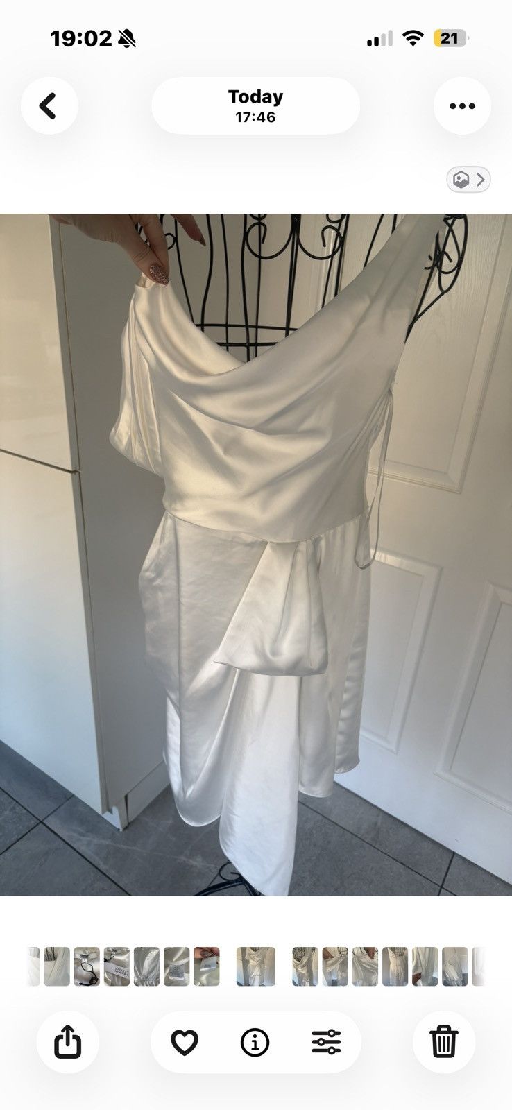 Marchesa Marchessa Notte bridal mini dress size 10 Size M / US 6-8 / IT 42-44 - 2 Thumbnail