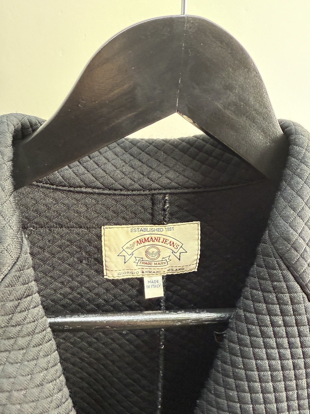 Armani Vintage Armani Jeans Blazer Black Made in Italy Women’s Size S / US 4 / IT 40 - 5 Thumbnail
