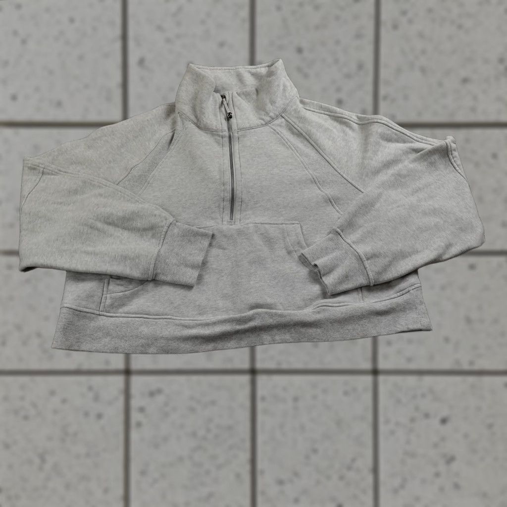Lululemon Lululemon Sweatshirt Womens 2XL Gray Scuba Oversized 1/2 Zip Pullover Sweater Size XXL / US 16-18 / IT 52-54 - 1 Thumbnail