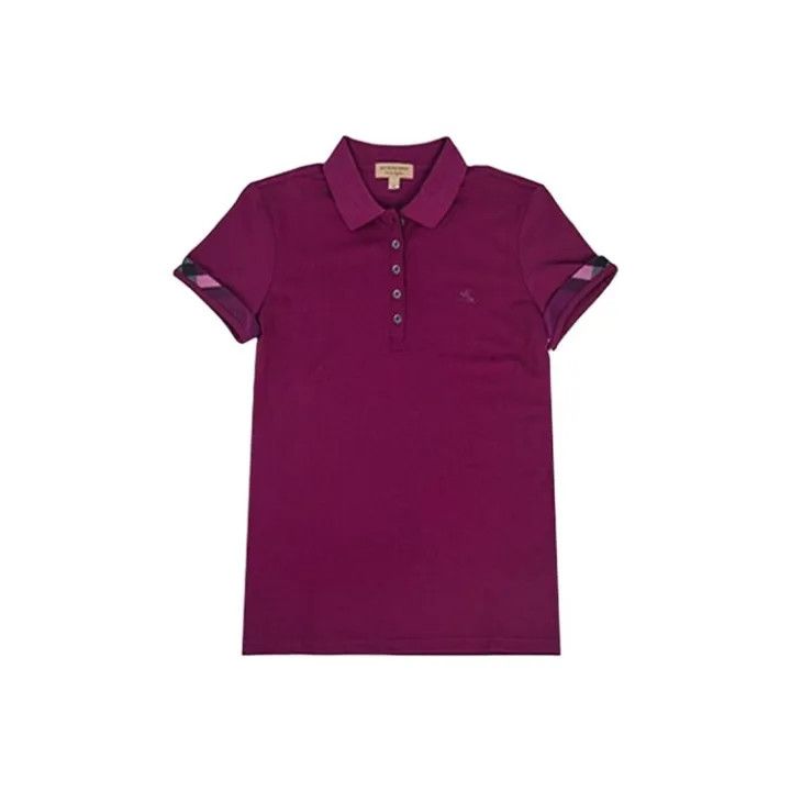 Burberry Burberry Embroidered Logo Cotton Short Sleeve Polo 0079 Size M / US 6-8 / IT 42-44 - 1 Thumbnail