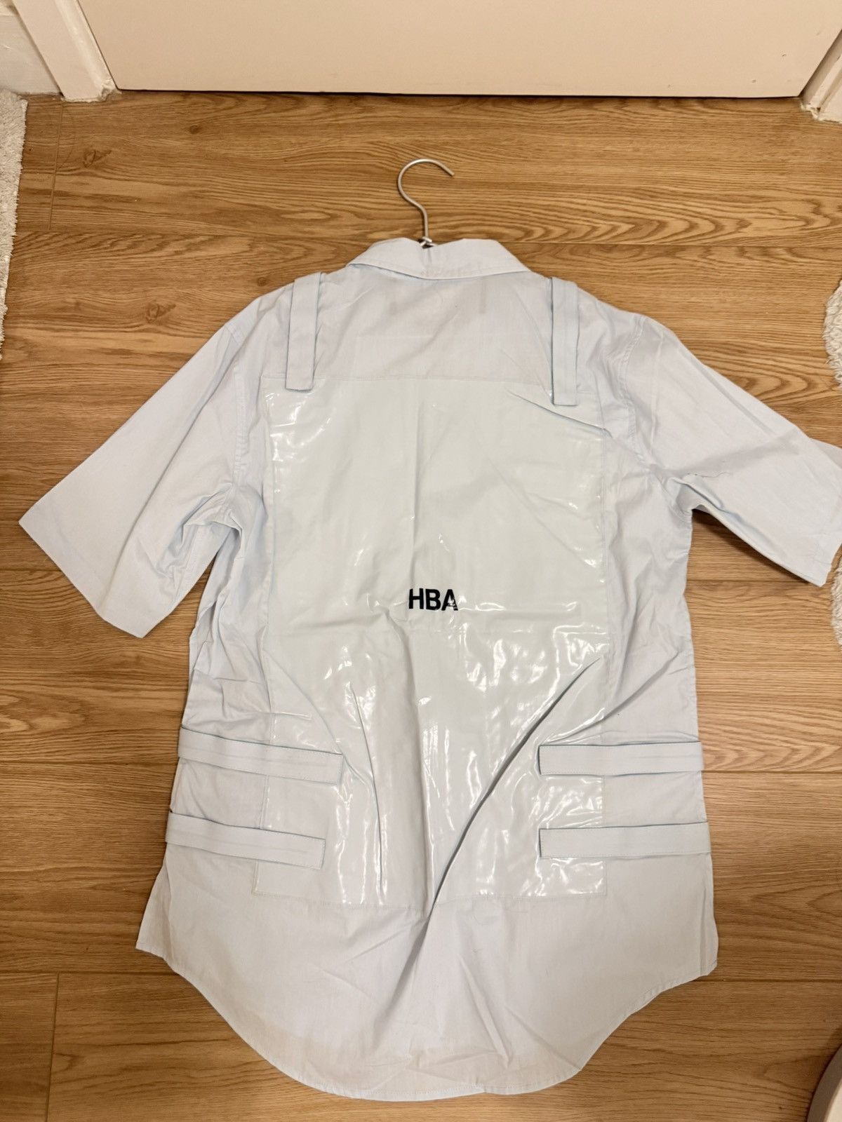 Hood By Air Hood By Air air stick patch short sleeve Zip Up shirt Size US M / EU 48-50 / 2 - 2 Thumbnail