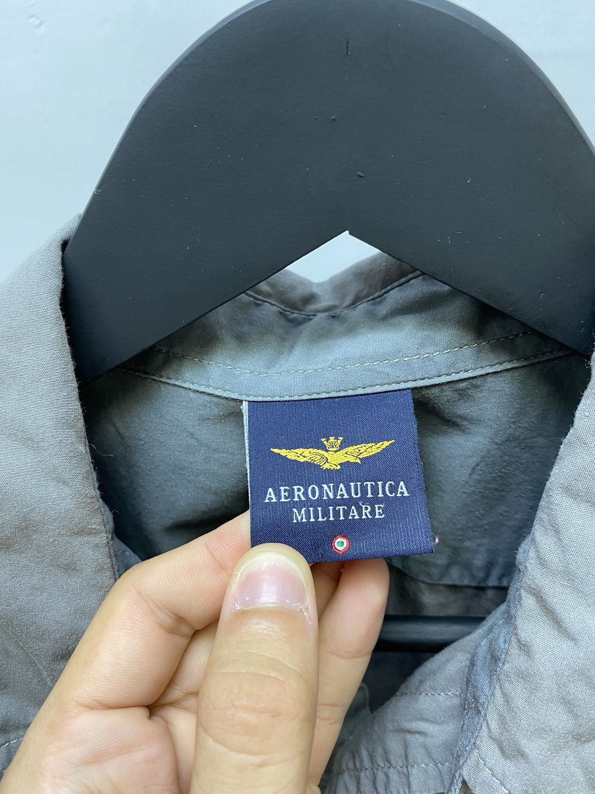 Other Aeronautica Militare Military Shirt Flight Pilot Italy Size US L / EU 52-54 / 3 - 17 Thumbnail