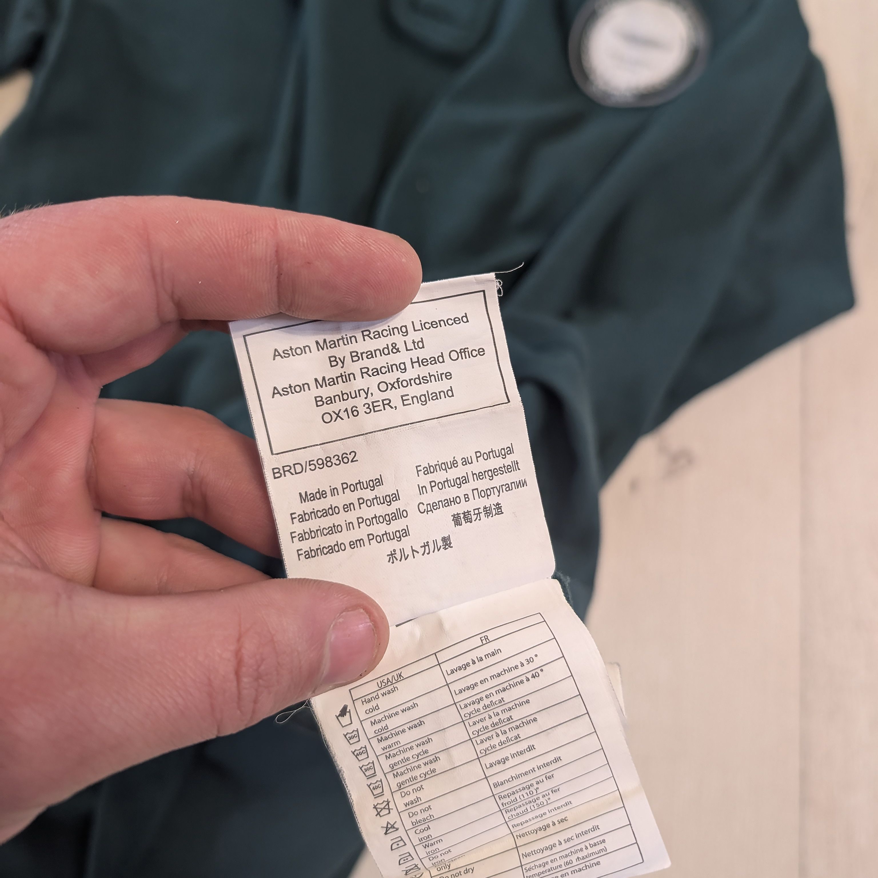 Formula 1 × NASCAR × Pirelli Aston Martin Formula One Team T-shirt/Racing polos Size US XXL / EU 58 / 5 - 11 Thumbnail