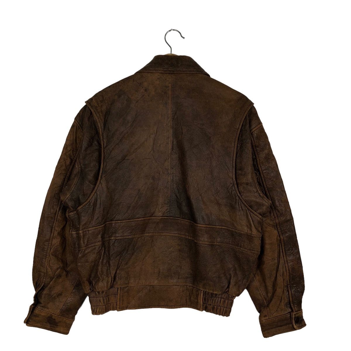 Other VINTAGE BOMBER LEATHER JACKET RESERVATION ARMY BUZZ RICKSONS Size US M / EU 48-50 / 2 - 7 Thumbnail