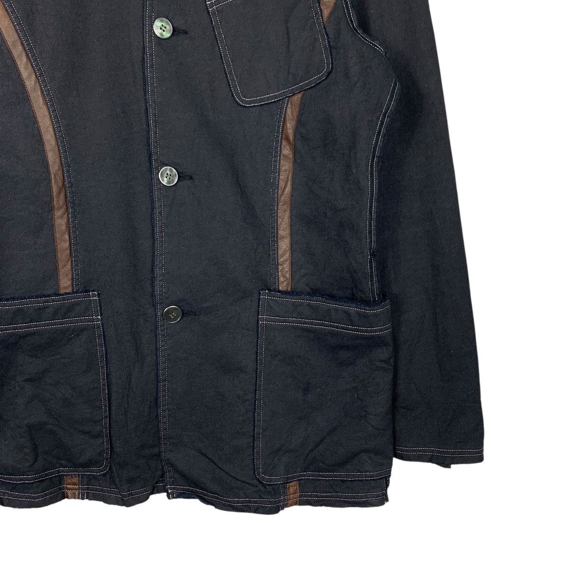 Japanese Brand Comme Ca Du Mode Men Cotton Workwear Jacket #1895-C82 Size US M / EU 48-50 / 2 - 4 Thumbnail