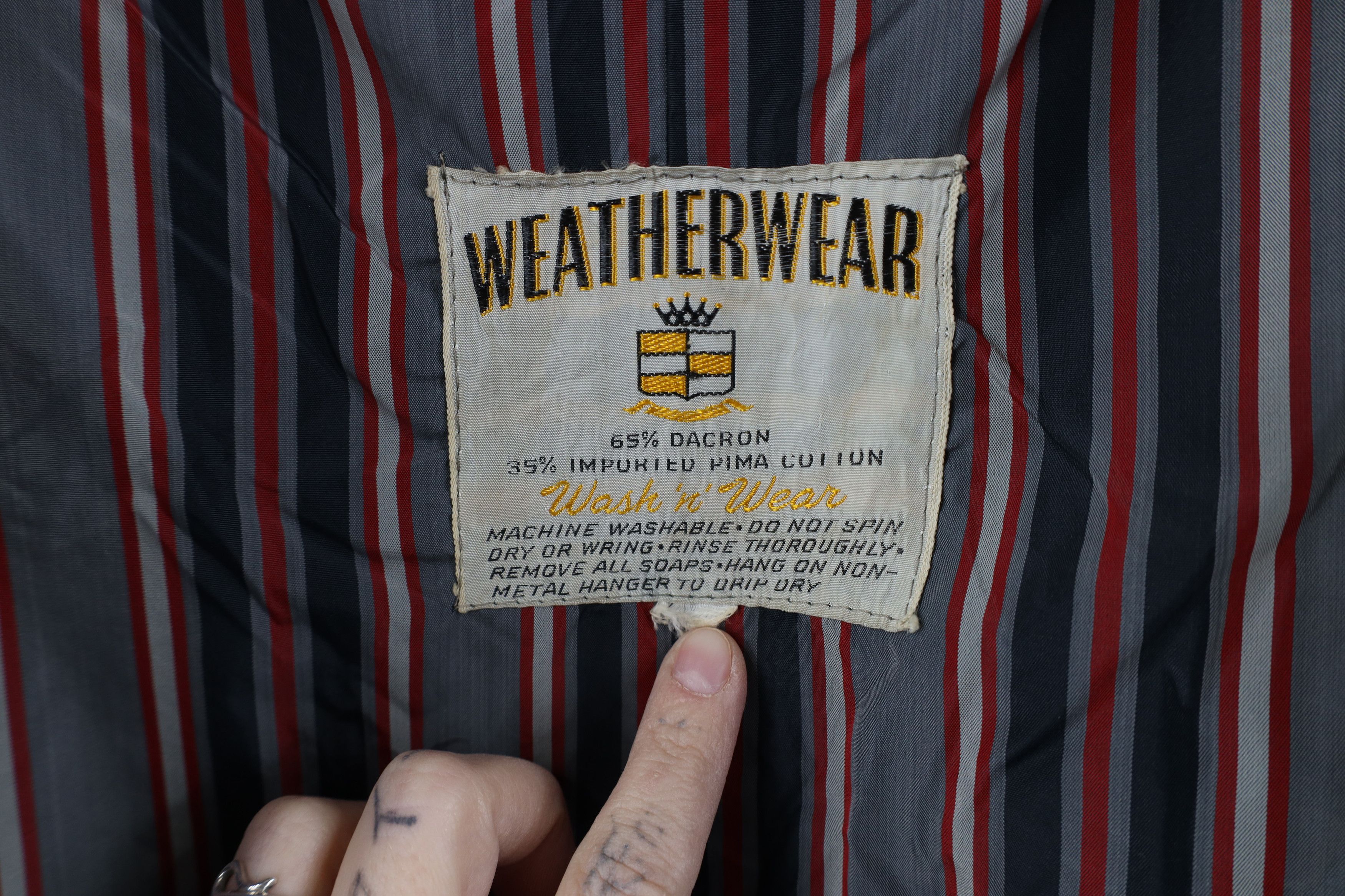 Vintage Vintage 50s 60s Streetwear Trench Coat Rain Jacket USA Size US XL / EU 56 / 4 - 14 Thumbnail