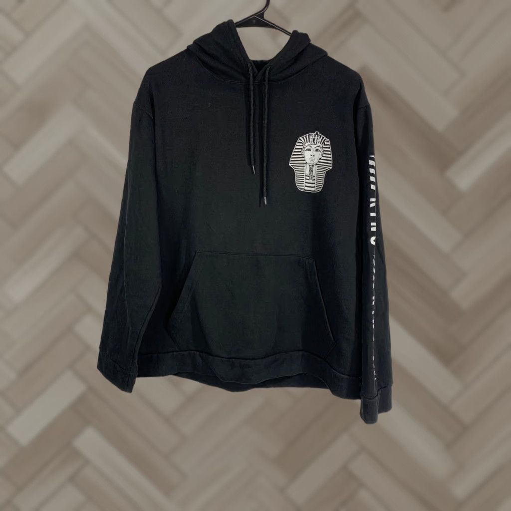 Vintage Pharaoh Fresh Laundry Black Hoodie Pullover Sweatshirt Size M Men Hooded Regular Logo Vintage No 678 Size US M / EU 48-50 / 2 - 1 Thumbnail