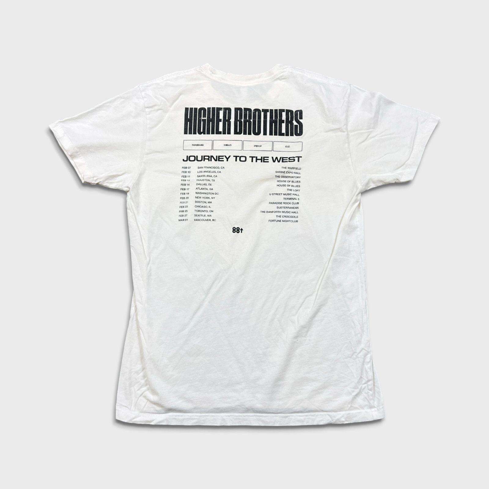 Band Tees × Japanese Brand × Vintage VTG Y2K Higher Brothers T Shirt Large Rap Tour Concert Tee Size US L / EU 52-54 / 3 - 7 Thumbnail