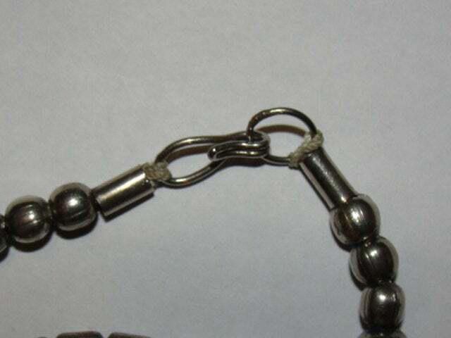 Designer Fun Silver tone Hammered Pendant and Bead Necklace Size ONE SIZE - 3 Thumbnail