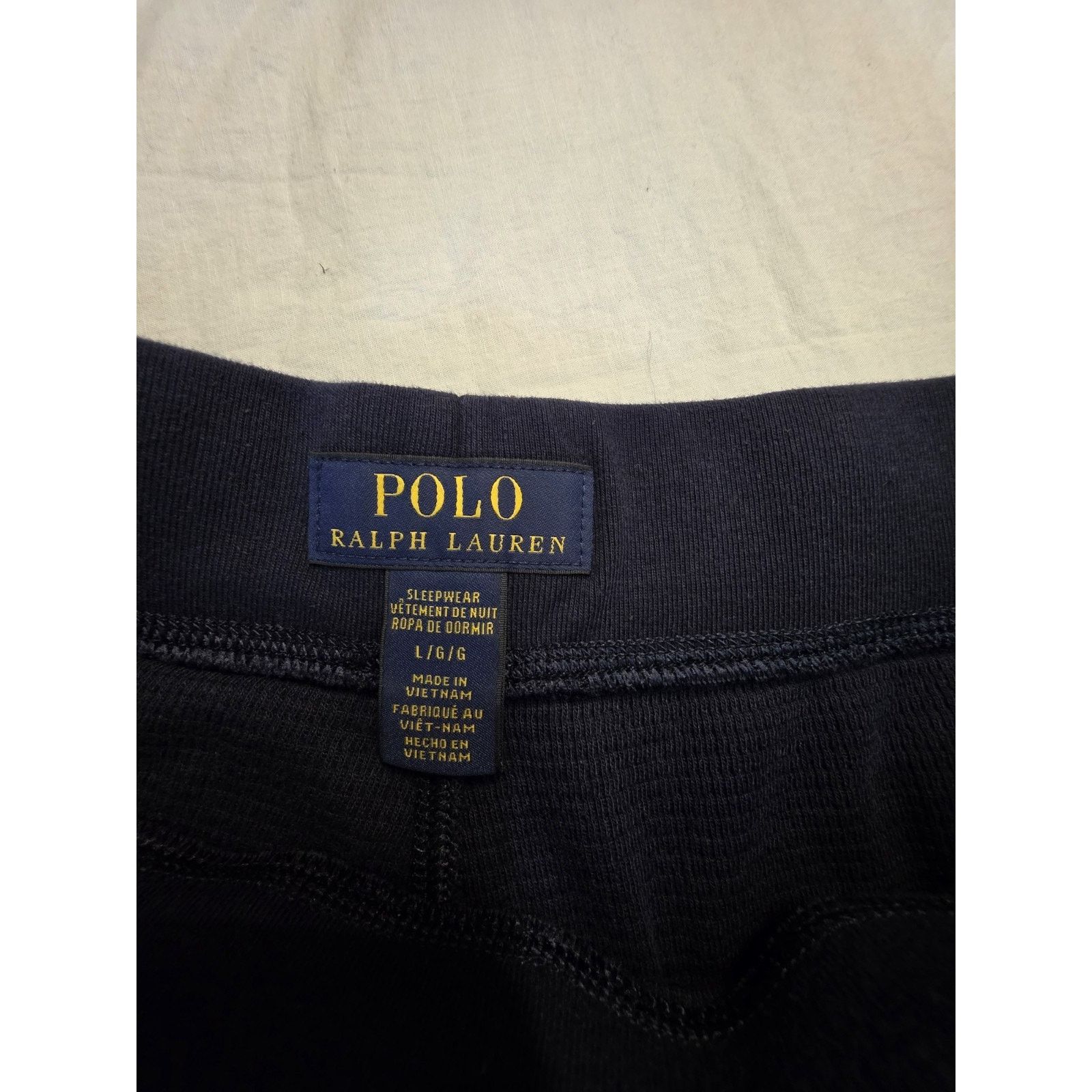 Polo Ralph Lauren Polo Ralph Lauren Men's Size Large Navy Blue Waffle Pants Size US 38 / EU 54 - 6 Thumbnail