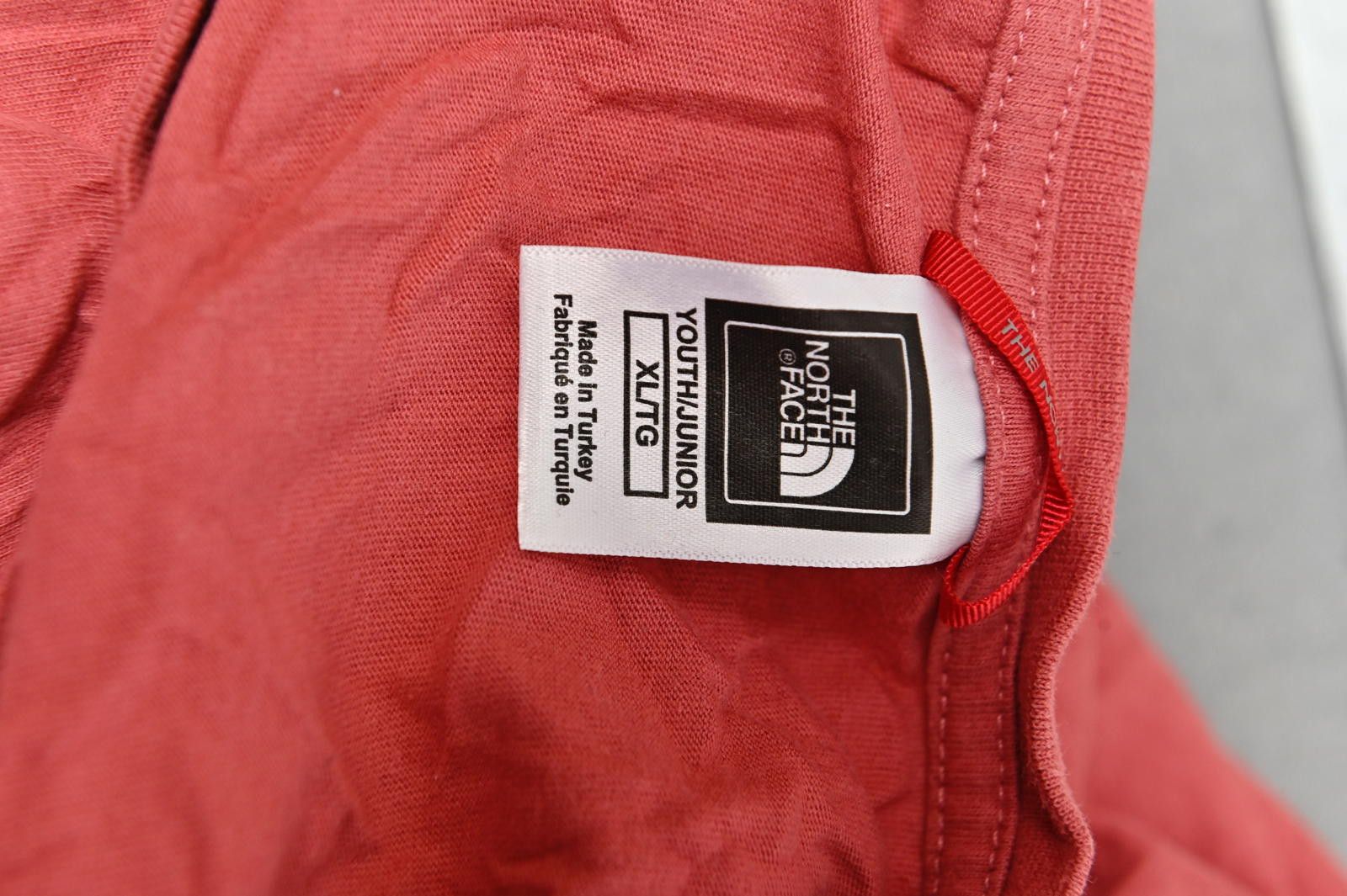 The North Face The North Face Coral Red Youth T-Shirt Womens Size XL Size XL / US 12-14 / IT 48-50 - 4 Thumbnail