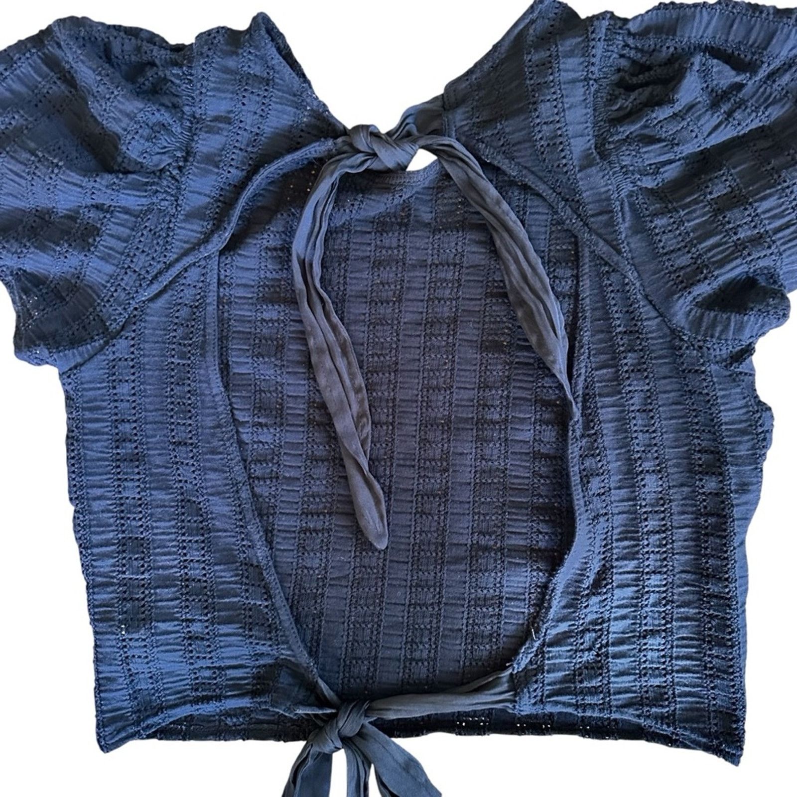 Free People Free People Star Struck Tee – Black – Size M – EUC Size M / US 6-8 / IT 42-44 - 9 Thumbnail