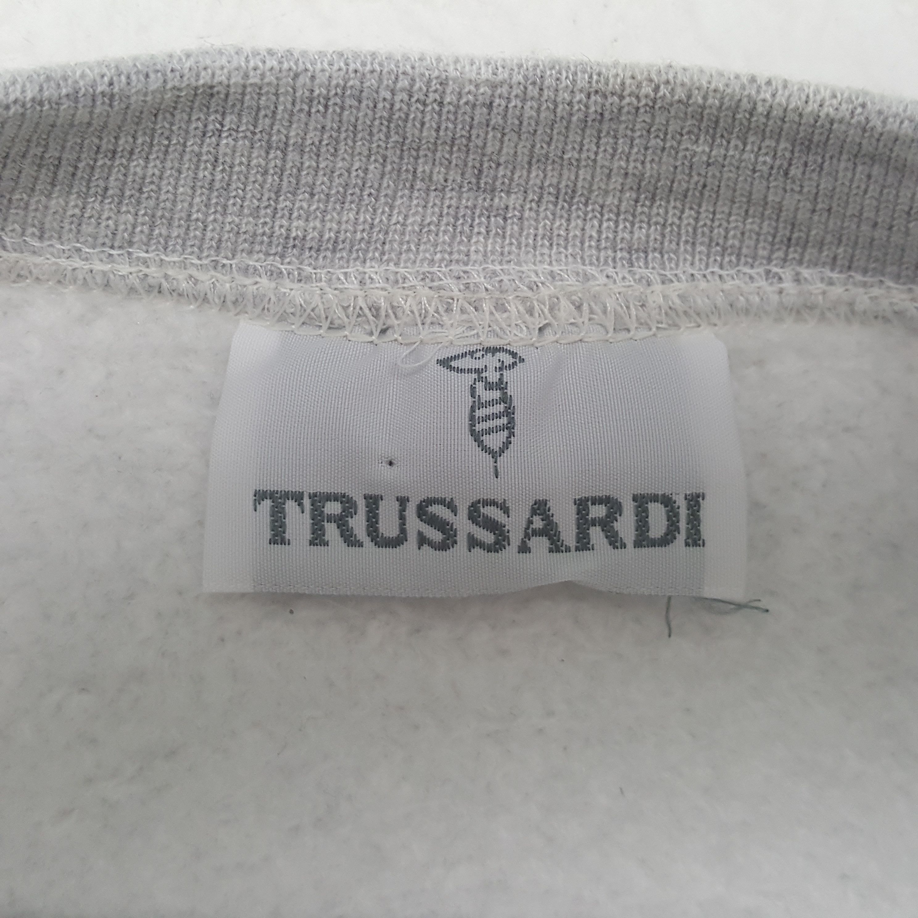 Trussardi TRUSSARDI Logo Spellout Design Sweatshirt C292N11 Size US L / EU 52-54 / 3 - 4 Thumbnail