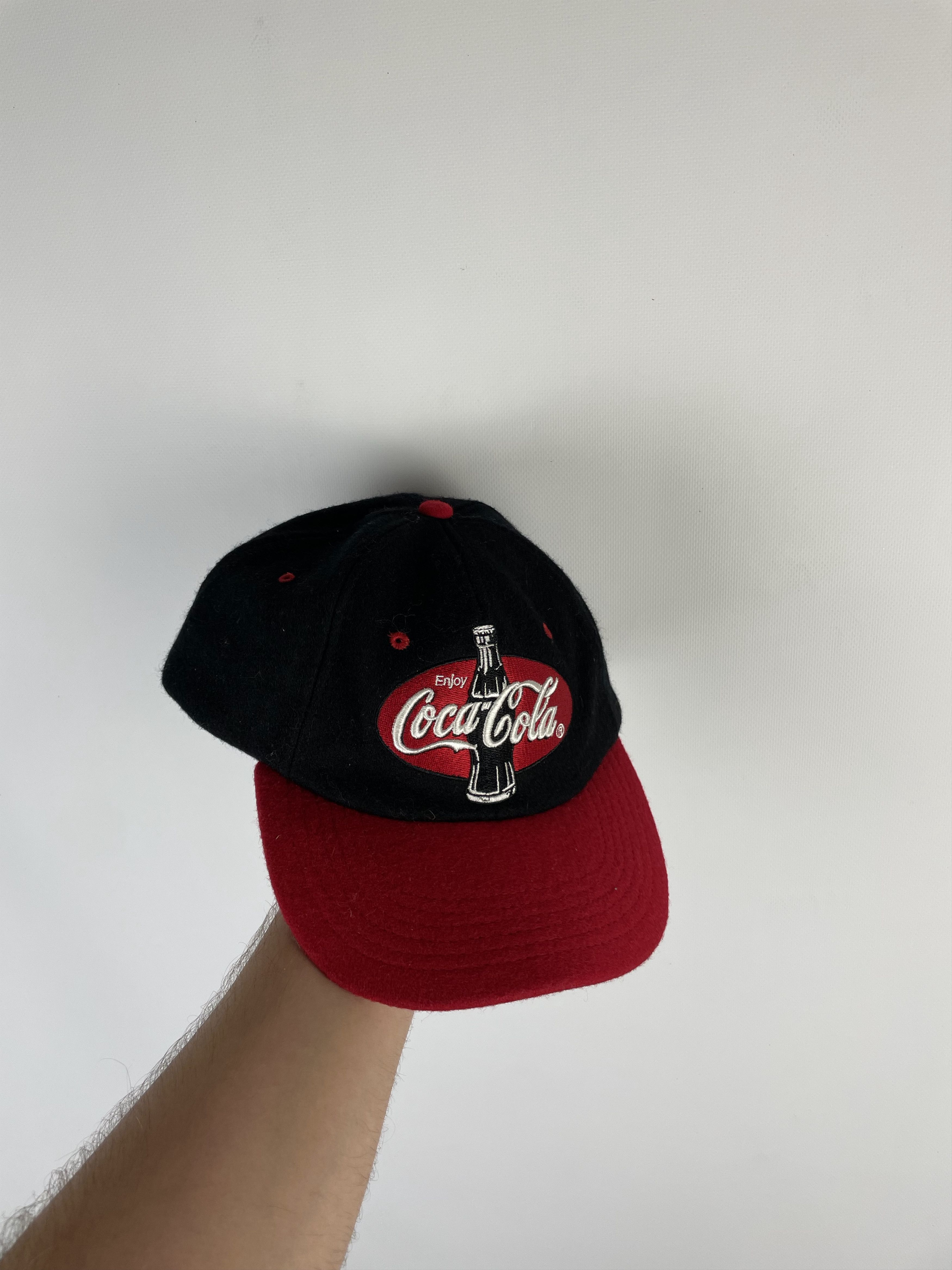 Coca Cola Vintage Coca Cola Cap Hat Fleece Size ONE SIZE - 1 Thumbnail