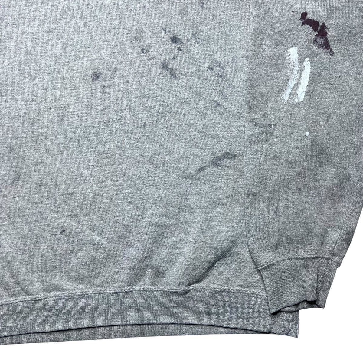 Carhartt × Vintage Vtg 1990s Carhartt Gray Paint Splattered Pullover Sweatshirt Size US XL / EU 56 / 4 - 18 Thumbnail