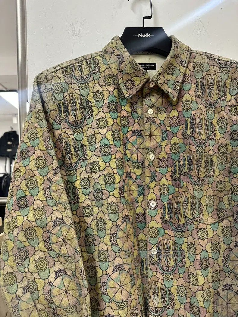Comme des Garcons Comme des Garcons Psychedelic Season Horsehide Shirt Size US M / EU 48-50 / 2 - 2 Thumbnail