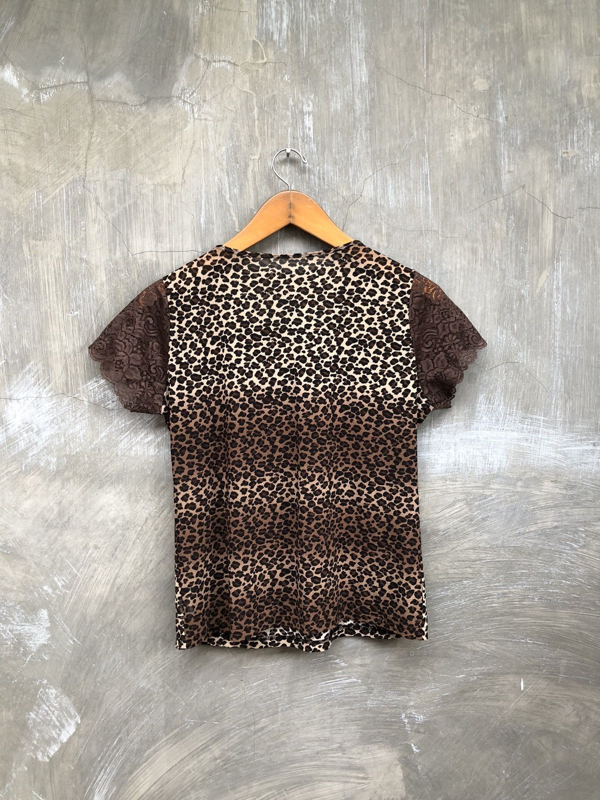 Japanese Brand Y2K Leopard Pattern Blouse Tops Women Size M / US 6-8 / IT 42-44 - 8 Thumbnail