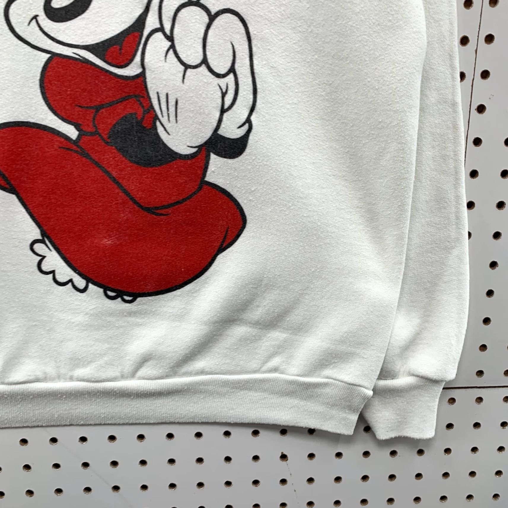 Disney VINTAGE Disney Minnie Mouse Sweatshirt Women XL White Red Double Sided Made USA Size XL / US 12-14 / IT 48-50 - 7 Thumbnail