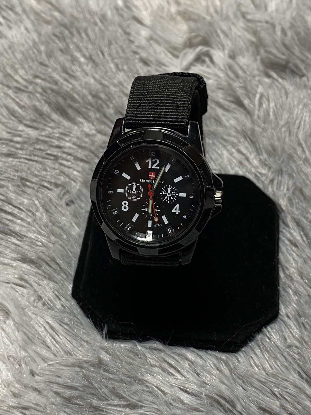 Vintage Gemius Army Black Tactical Watch | Work 100% Size ONE SIZE - 3 Thumbnail