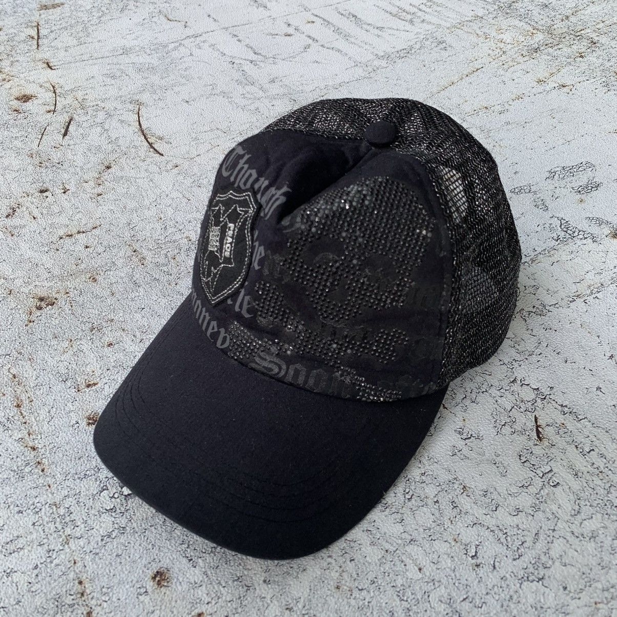 If Six Was Nine × Japanese Brand × Le Grande Bleu (L.G.B.) Peace Skull☠️ Trucker Hats LGB ifsixwasnine Punk Style☠️ Size ONE SIZE - 2 Thumbnail