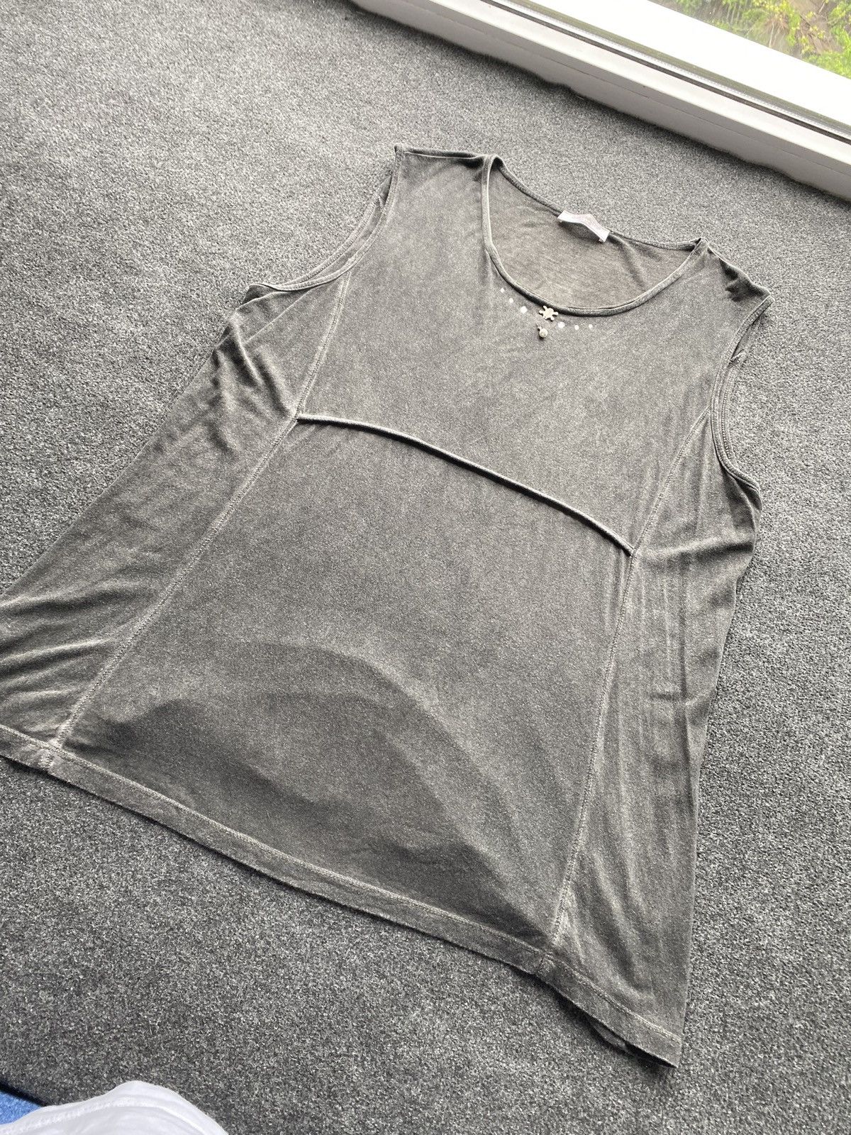 Elisa Cavaletti 🔥Designer Luxury Elisa Cavaletti Oversized sleeveless blouse Size XS / US 0-2 / IT 36-38 - 10 Thumbnail