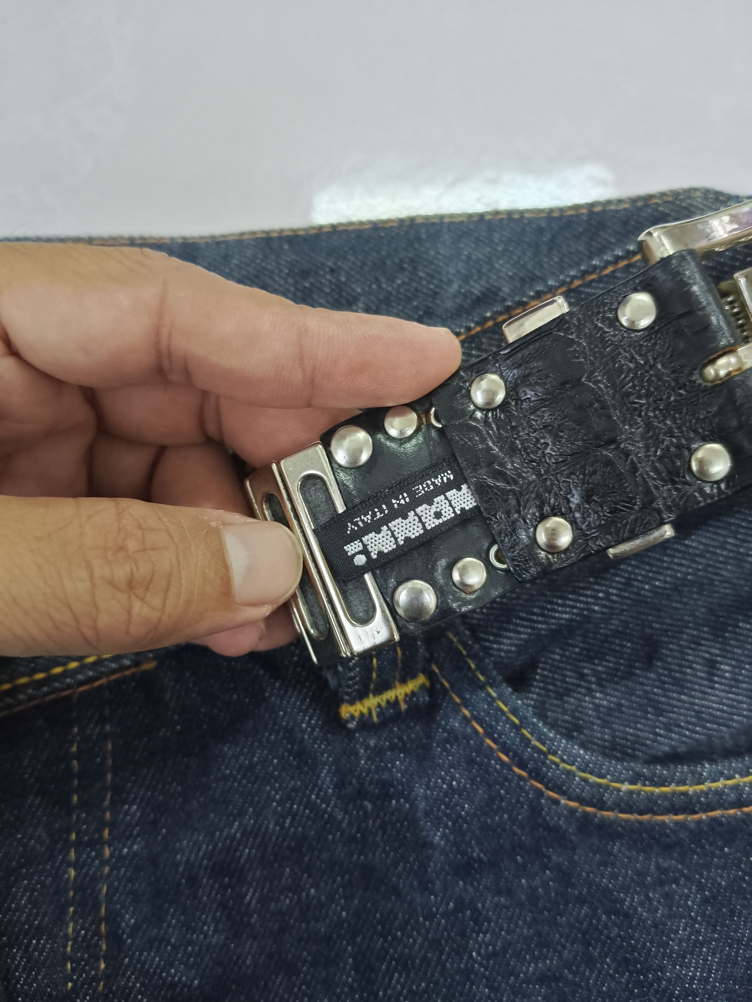 Designer NANNI MADE IN ITALY HEAVY SILVER BELT Size ONE SIZE - 9 Thumbnail