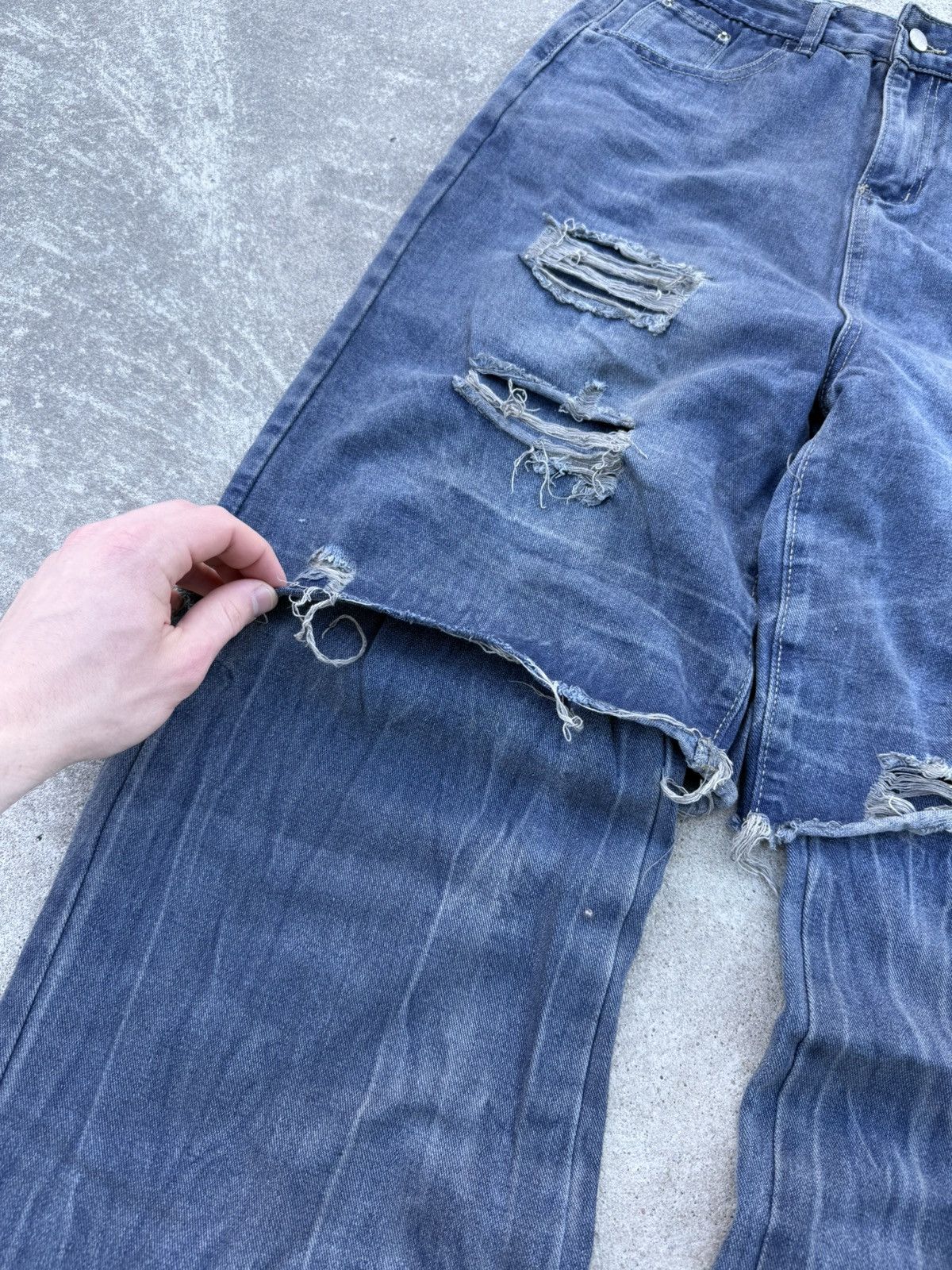 Other Vintage Y2K avantgarde streetwear opium wide swag jeans Size US 34 / EU 50 - 8 Thumbnail