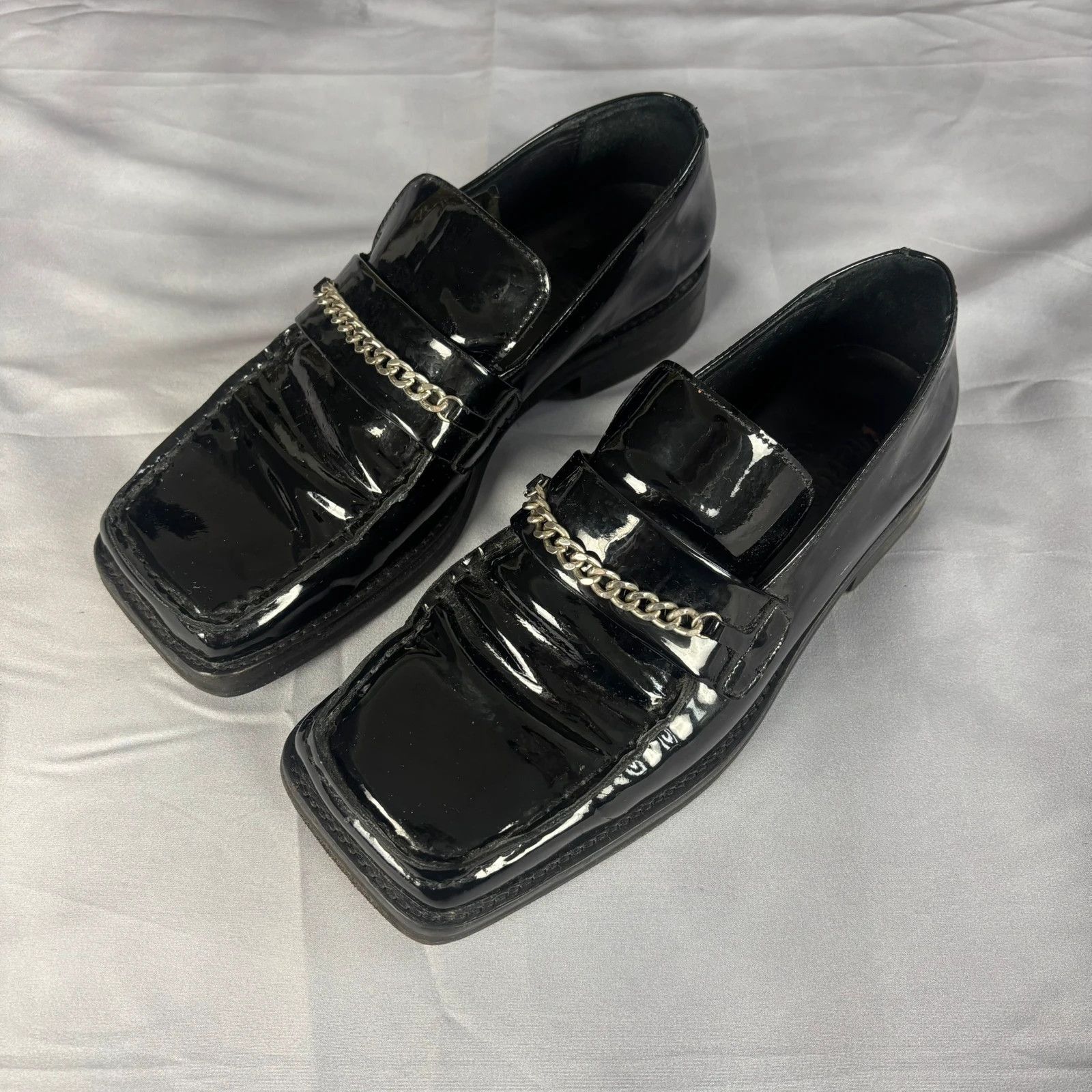 Martine Rose Martine rose patent leather loafer square toe Size US 7 / EU 40 - 1 Thumbnail