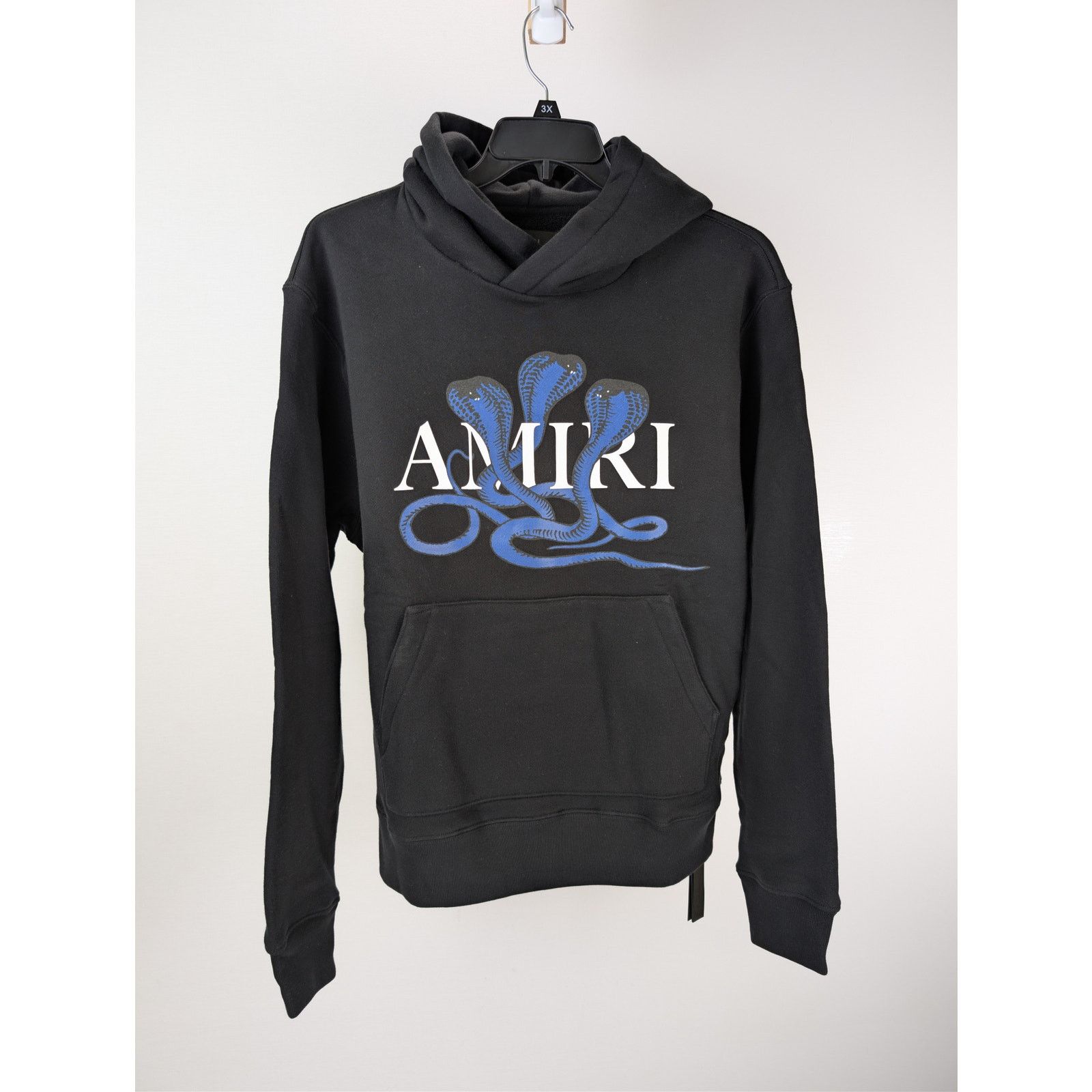 Amiri o1rshd1 Snake Hoodie in Black/Blue Size US S / EU 44-46 / 1 - 2 Thumbnail