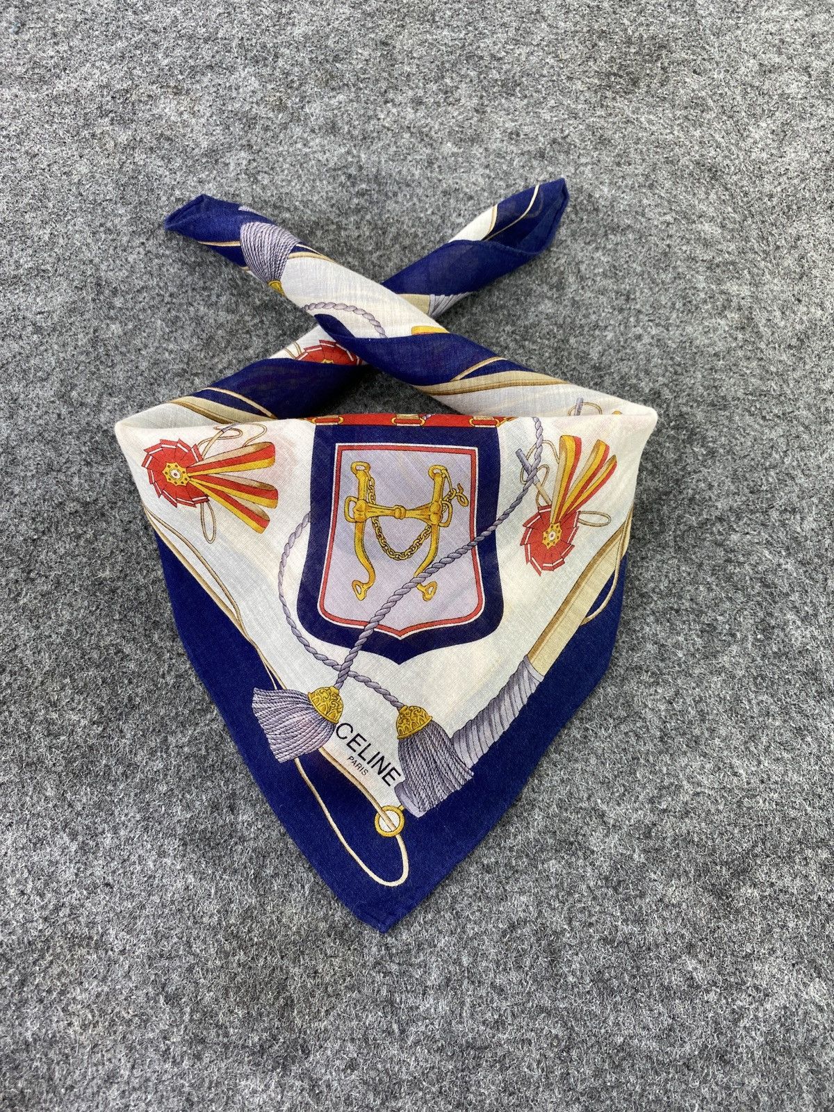 Celine × Vintage Celine handkerchief bandana neckerchief-B140 Size ONE SIZE - 2 Thumbnail